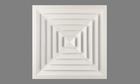 DSQ - Diffuseur carré 4 voiesDSQ - Diffuseur carré 4 voies